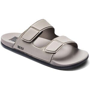 👑Men's Slide Sandals Taupe Black Cushioned Comfort Adjustable Slip On Shoes